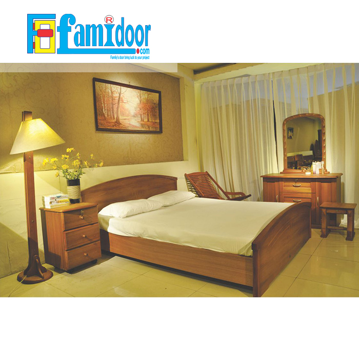 Nội thất phòng ngủ PN1 tại Showroom Famidoor cung cấp đặc trưng với độ bền cao, mẫu mã đa dạng, đồng thời có giá thành vô cùng hợp lí, phải chăng.