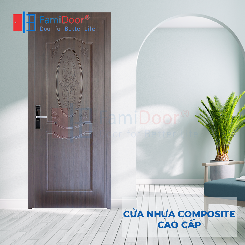 Cửa nhựa gỗ Composite là một lựa chọn phù hợp làm cửa thông phòng